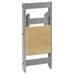 vidaXL Chaises à manger pliables lot de 4 Corona bois de pin massif