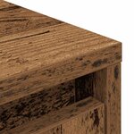 vidaXL Buffet haut 29 5x34x119 5 cm vieux bois bois d'ingénierie