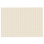 vidaXL Couverture lestée Crème clair 155x220 cm 11 kg Tissu