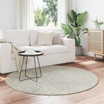 vidaXL Tapis de surface Rond PALMERAS Vert Ø 120 CM Polyester