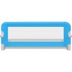 vidaXL Barrière de lit de sécurité pour tout-petits 2Pièces Bleu 102x42cm