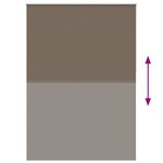 Store enrouleur occultant 140 x 230 cm marron