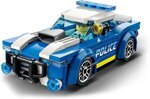 Lego 60312 city la voiture de police  jouet pour enfants des 5 ans avec minifigure officier  idée de cadeau  série aventures
