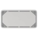 vidaXL Table de Jardin Noir 80 x 40 x 45 cm Poly rotin