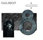 Numéro 6 - Numéro adhésif pour boîtes aux lettres- Pierre véritable 50 mm Galibot