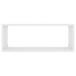 vidaXL Étagères murales cube 4 Pièces Blanc 60x15x23 cm Bois d’ingénierie