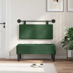 vidaXL Tête de lit suspendue Tissu en velours côtelé