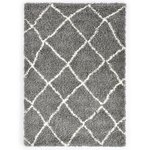 Vidaxl tapis berbère pp gris et beige 160x230 cm