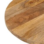 vidaXL Dessus de table 140x50x2 5 cm ovale bois massif de manguier
