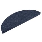 vidaXL Tapis autoadhésifs de marches 5 Pièces Bleu 56x17x3 cm Aiguilleté