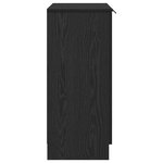 Buffet vidaXL Bois Noir 60x30x70 cm en Bois D'ingénierie