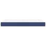 vidaXL Matelas à ressorts ensachés pour enfants bleu 80x160 cm tissu