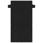 vidaXL Canapé-lit pliable Noir 70 x 72 x 60 cm Tissu