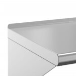 vidaXL Étagère murale 50x45x31 cm argenté acier inoxydable