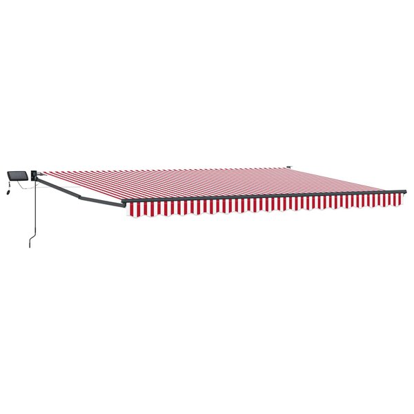 vidaXL Store rétractable manuel avec LEDs 4 5 × 3 m