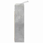 vidaXL Armoire Miroir de Salle de Bain Gris béton 63 5 x 16 x 62 5 cm