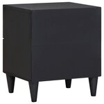 vidaXL Table de chevet Marron 40 x 33 5 x 46 cm Bois de mangue massif