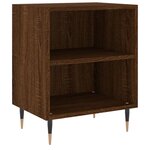 vidaXL Tables de chevet 2Pièces chêne marron 40x30x50cm bois d'ingénierie