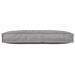 vidaXL Coussin Palette pour Dossier Gris 80x40x12 cm Tissu Oxford