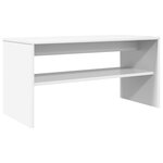 vidaXL Meuble TV Blanc 80 x 35 x 40 cm Bois d'ingénierie