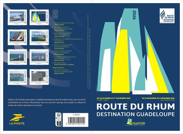 Collector 8 timbres - La Route Du Rhum - Lettre Verte