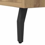 vidaXL Buffet chêne artisanal 100x36x60 cm bois d'ingénierie