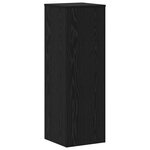 vidaXL Supports de plantes - 2 Pièces - Chêne noir - 33 x 33 x 100 cm - Bois reconstitué