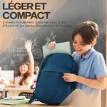 ACROPAQ 12 x Classeur A4 2 Anneaux- Jusqu'à 100 feuilles  Dos de 2 5 cm- Souple et Durable- Résisitants à l'eau- Pastel