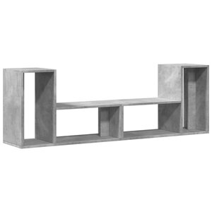 vidaXL Meubles TV 2 Pièces gris béton 75x30x50 cm bois d'ingénierie