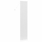 vidaXL Store de Fenêtre avec des rideaux Autre Blanc 80 x 130 cm Aluminium