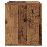 vidaXL Meuble TV Bois ancien 80 x 35 x 40 cm Bois d'ingénierie