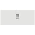 vidaXL Ensemble de mobilier de salle de bain avec tiroir 3 Pièces Blanc