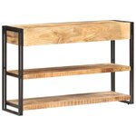 vidaXL Buffet 120x30x75 cm Bois de manguier massif brut