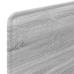 vidaXL Tête de lit Gris Sonoma 80 cm Bois d'ingénierie