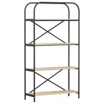 vidaXL Étagère Chêne Sonoma 80 x 30 x 146 cm Bois d'ingénierie
