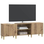 vidaXL Meuble TV Chêne artisanal 150 x 31 x 50 cm Bois d'ingénierie