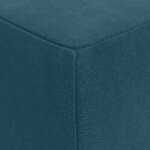 vidaXL Canapé-lit pliable 90 x 67 x 45 cm Bleu