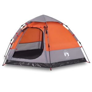vidaXL Tente de camping cabine 4 personnes libération rapide