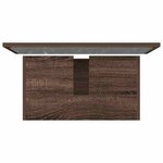 vidaXL Ensemble de meubles de salle de bain 2 Pièces Chêne marron