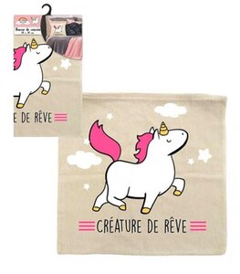 Taie d'oreiller licorne Créature de rêve