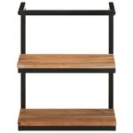 vidaXL Étagère murale 40x30x50 cm bois massif d'acacia et fer
