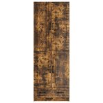 vidaXL Ensemble de Meubles 2 Pièces Chêne fumé Bois d'ingénierie