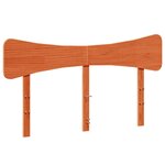 vidaXL Cadre de lit sans matelas cire marron 120x190cm bois pin massif