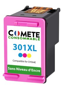 Cartouche 301xl couleur compatible Comete, Entreprise française
