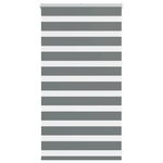 vidaXL Store zèbre gris foncé largeur du tissu 65 9 cm polyester