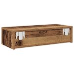 vidaXL Étagère murale avec tiroirs vieux bois bois d'ingénierie