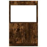 vidaXL Buffet haut chêne fumé 63x33x100 cm bois d'ingénierie
