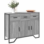 vidaXL Buffet sonoma gris 97x32 5x74 5 cm bois d'ingénierie