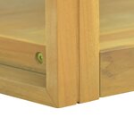 vidaXL Armoire murale de salle de bain 110x45x35cm Bois de teck solide
