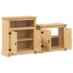 vidaXL Ensemble de meubles salle de bain 2 Pièces Corona bois pin massif